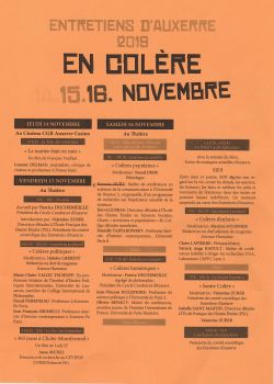 Edition 2019 En colère - Cercle Condorcet Auxerre