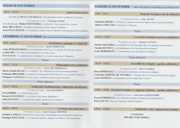 Le Programme - Cercle Condorcet Auxerre